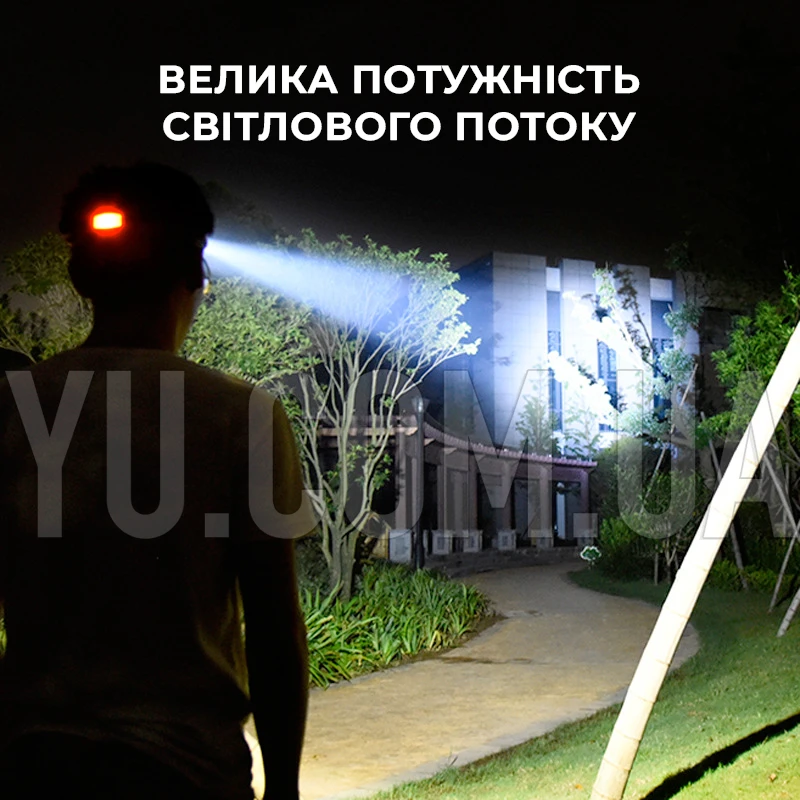 Налобний ліхтарик BL 862 T6+COB, 1000 лм з акумулятором Налобний ліхтарик BL 862 T6+COB, 1000 лм з акумулятором